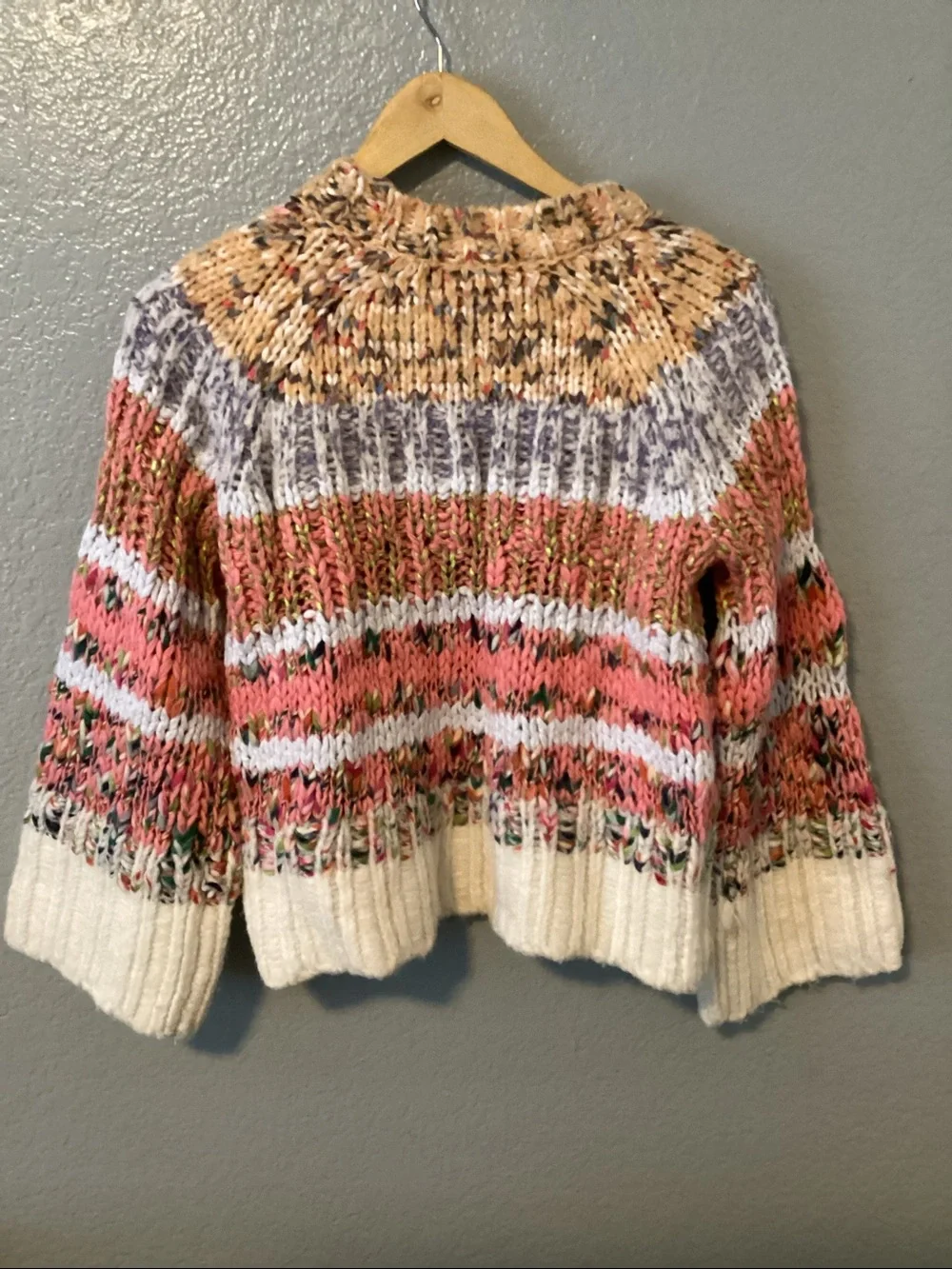Anthropologie Kahlo  Chunky Knit Sweater